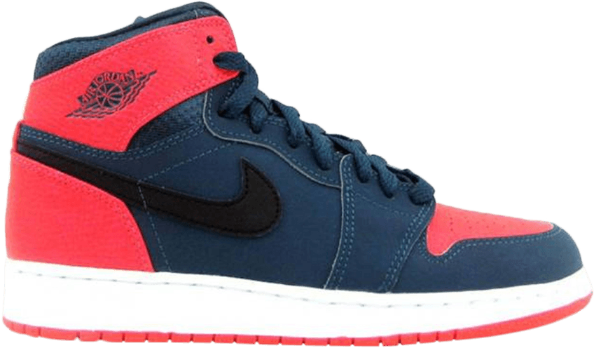 Air Jordan 1 Retro High Gs 'russell Westbrook' - Brand New Air Jordan 1 Retro High Bg Athletic Fashion (848x496), Png Download