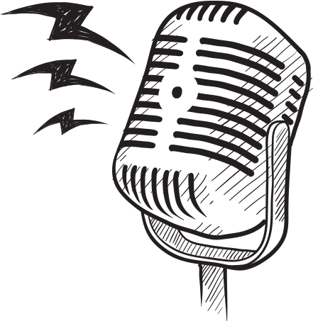 Podcast Microphone Png - Microphone Png Cartoon (475x492), Png Download