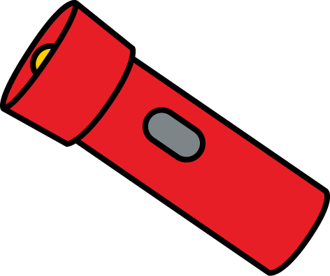 Flashlight - Flashlight Clipart With Transparent Background (472x395), Png Download