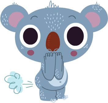 Koala Emoji For Ree By Hilli Kushnir, Via Behance Koala - Drawing (356x444), Png Download