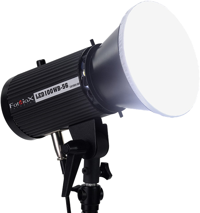 Fotodiox Launches Flicker-free Led100wb Lighting Heads - Fotodiox Led-100wb56-head Pro Studio Led High-intensity (940x705), Png Download