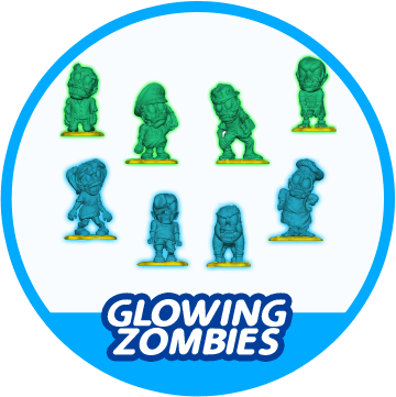 5 Surprise Balls Boy Collection Glowing Zombies - Zuru 5 Surprise Miniature Toy Mystery Ball (360x361), Png Download