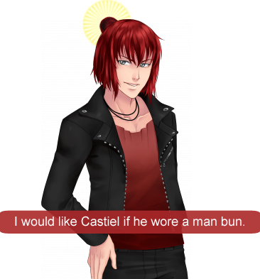 Castiel Amour Sucré Sims 4 (366x393), Png Download