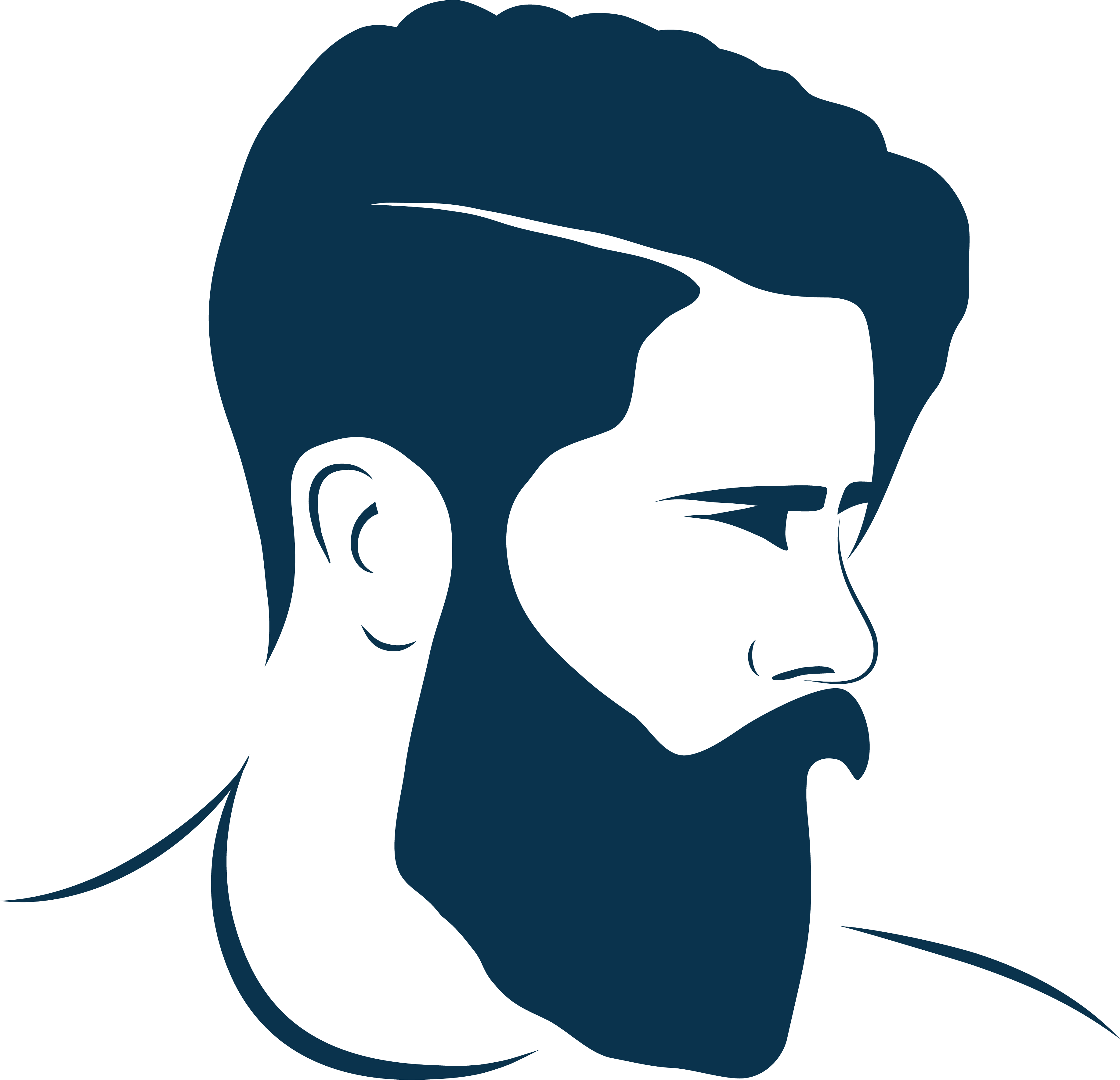 Top Tier Barber Shop - Its My Beard T Shirt (3670x3540), Png Download