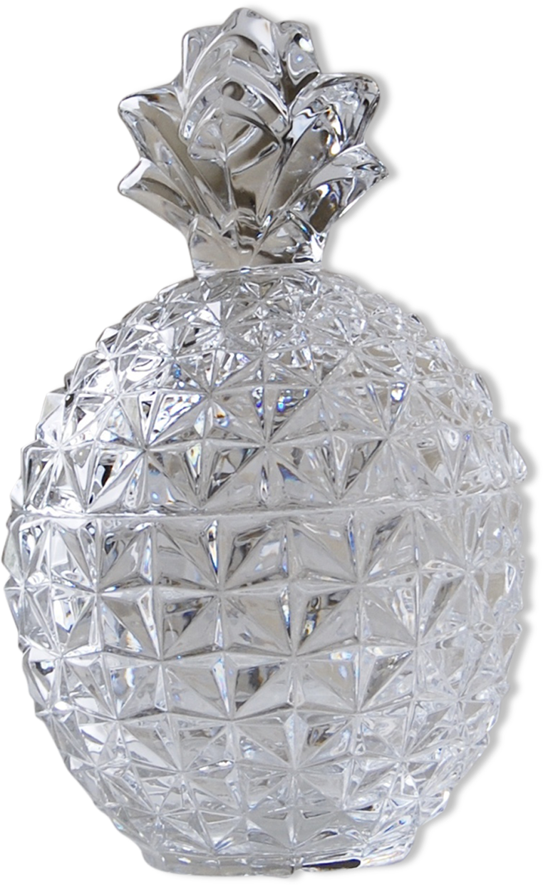 Download Pineapple Cut Glass Box Pineapple Full Size PNG Image PNGkit