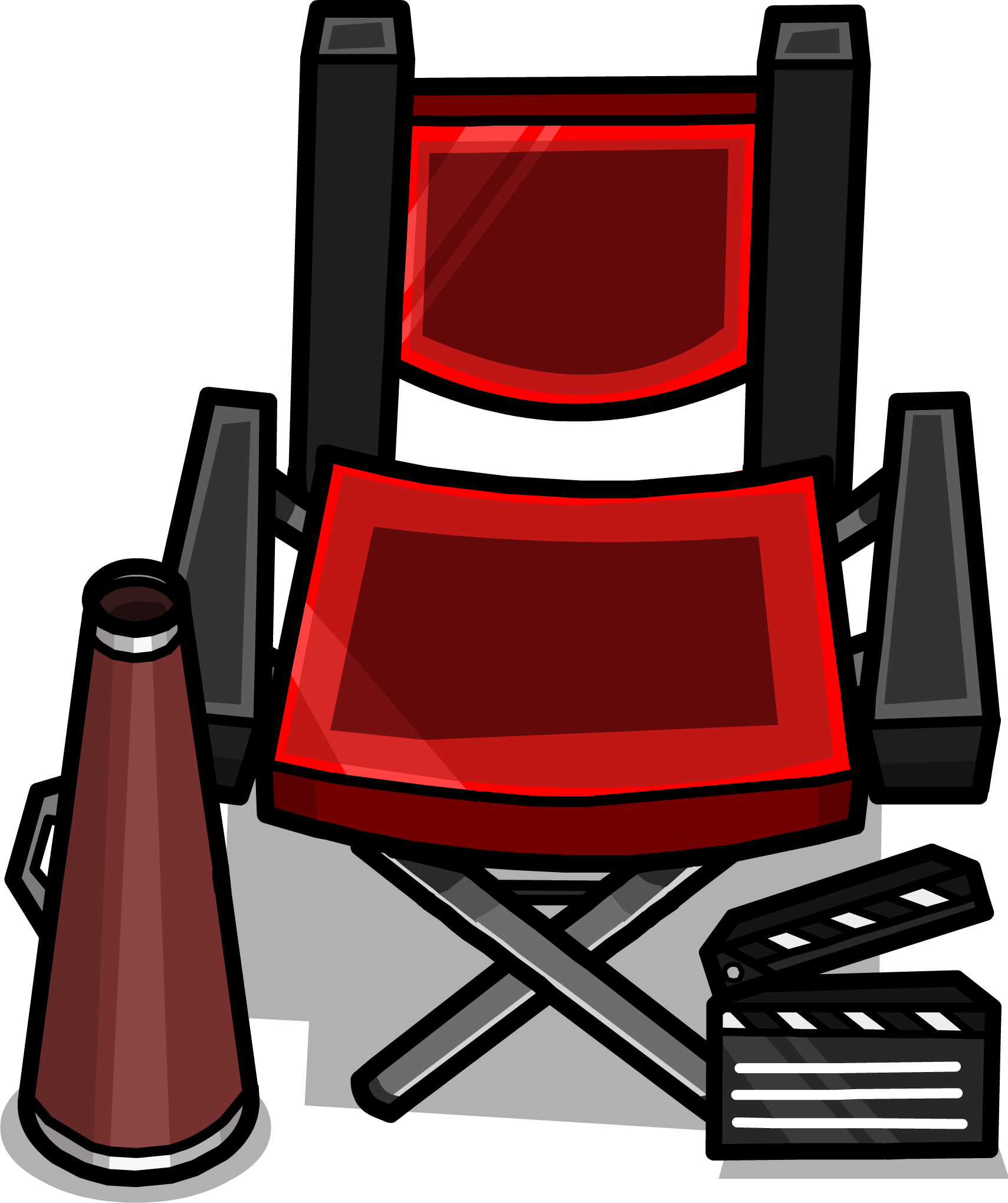 Director's Chair Sprite 001 - Director's Chair (1709x2039), Png Download
