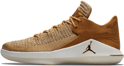 Air Jordan Xxxii Low Gold (560x560), Png Download