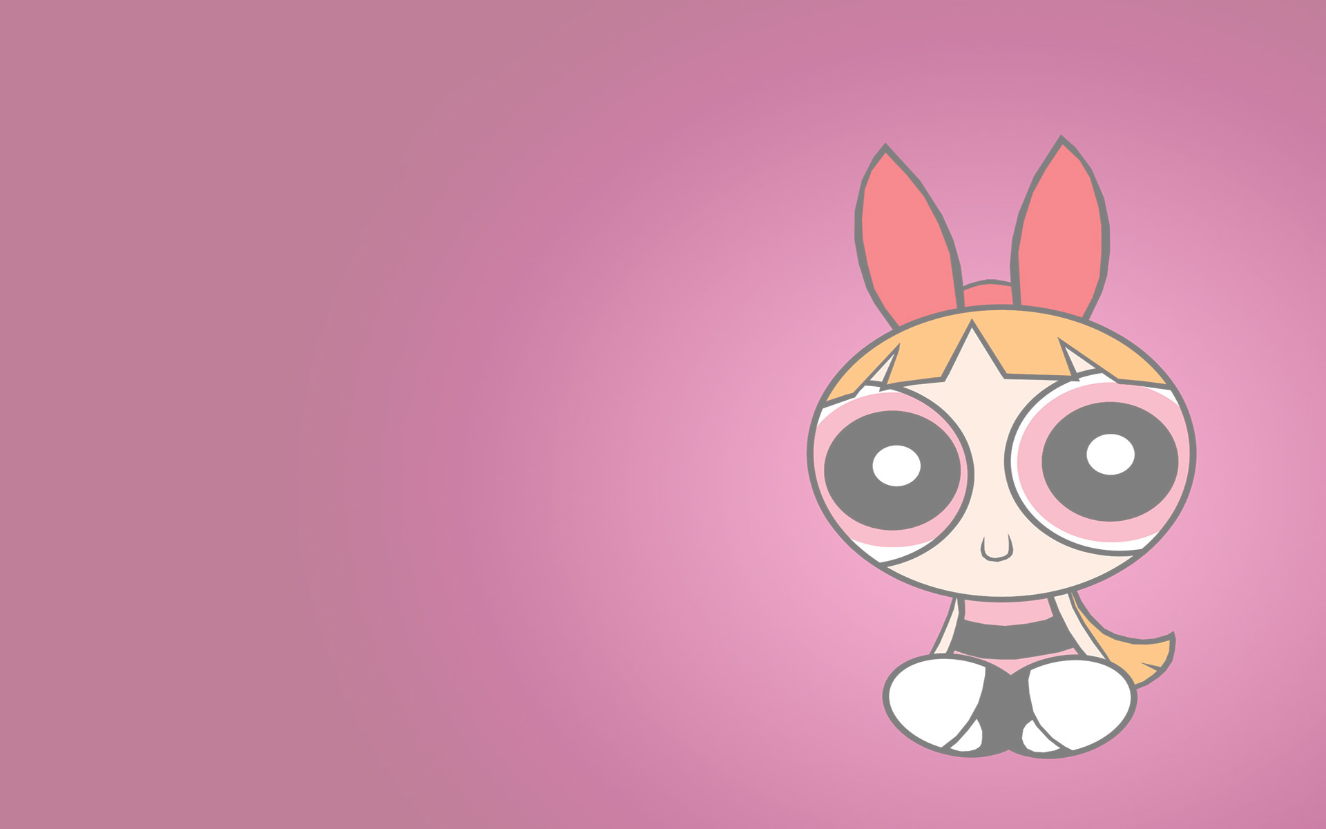 The Girls And Professor Utonium Try To Uncover An Antidote - Powerpuff Girls Blossom Cute Kids Cartoon Art 32x24 (1920x1200), Png Download