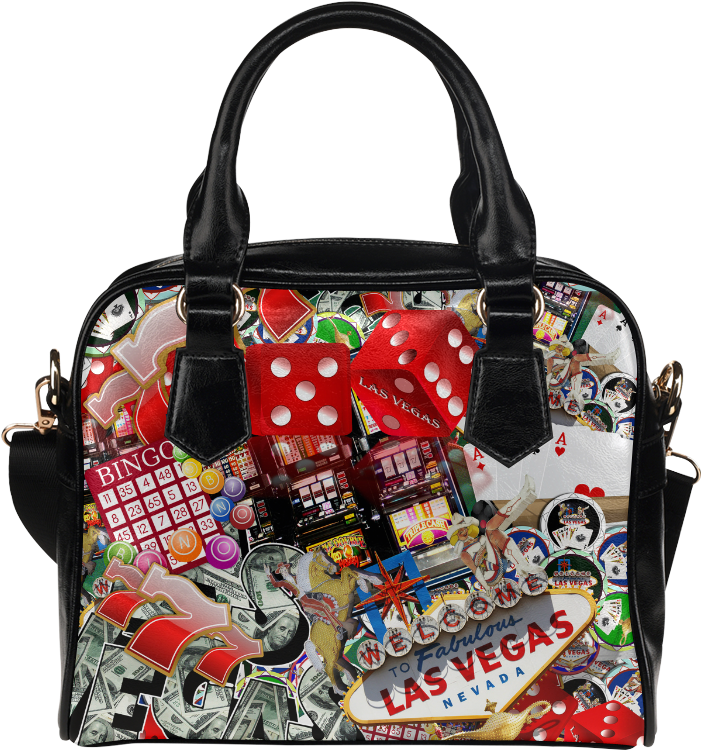 Gamblers Delight Shoulder Handbag At - Las Vegas Icons - Gamblers Delight ! Las Vegas Icons (1000x1000), Png Download