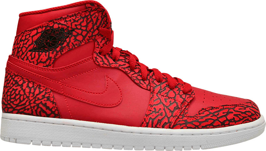 Air Jordan 1 Retro High 'red Elephant' - Sneakers (850x481), Png Download