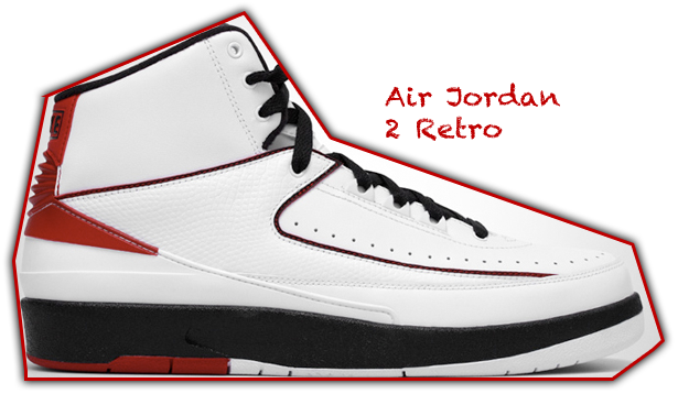 Today Marks The Day The Air Jordan 2 Retro In White/black/varsity - Air Jordan Fusion 2 (615x358), Png Download