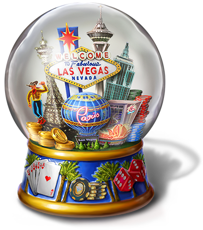 The Magic Of Las Vegas - Porcelain (400x463), Png Download