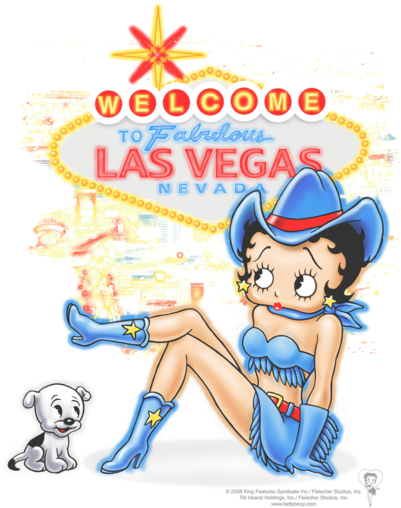 Betty Boop Welcome Las Vegas Pullover Hoodie - Betty Boop Welcome Las Vegas Mens Slim Fit Shirt Bb219-sf-3 (400x518), Png Download