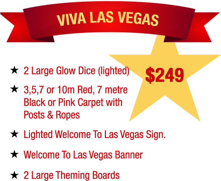 Vegas Theming Packages - Draft Orlando (715x620), Png Download