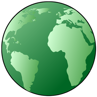 Green Earth - Globe Icon (400x400), Png Download
