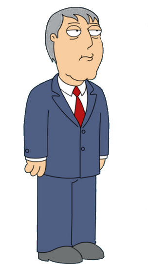 Mayor Adam West - Family Guy Bürgermeister West (304x543), Png Download