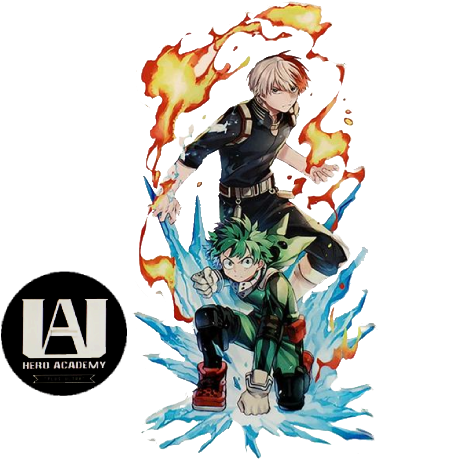 My Hero Academia Todoroki And Midoriya (500x500), Png Download