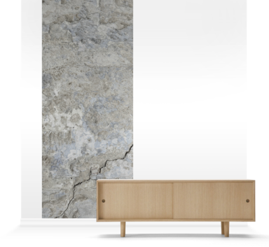 Accent Murals Of Cracked Wall Ii By National Trust - Lily Leek (384x353), Png Download