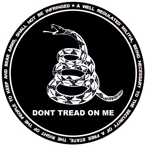 Dont Tread On Me Black White Seal Shirt2 - Birth School Metallica Death, Volume 1 (600x600), Png Download