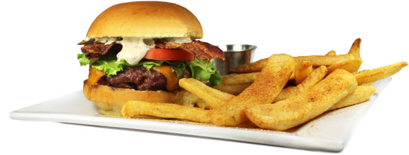 Jalapeno Bacon Burger - Cheeseburger (600x254), Png Download