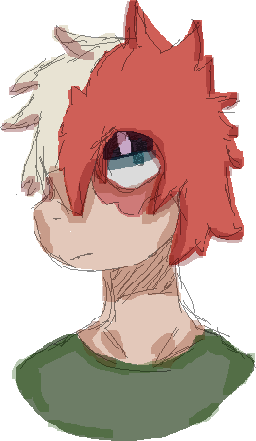 Todoroki - Cartoon (600x1000), Png Download