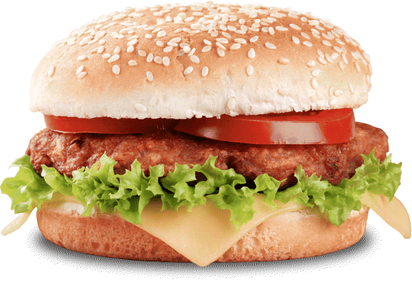 Free Png Fast Food Burger Png Images Transparent - Burger Png (850x581), Png Download