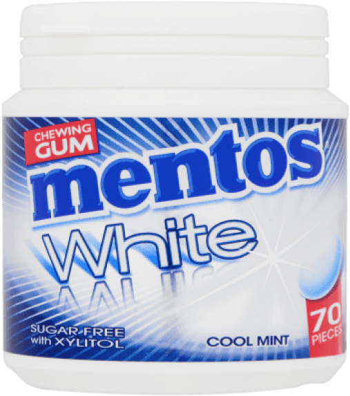 Mentos White Cool Mint - Mentos (600x600), Png Download