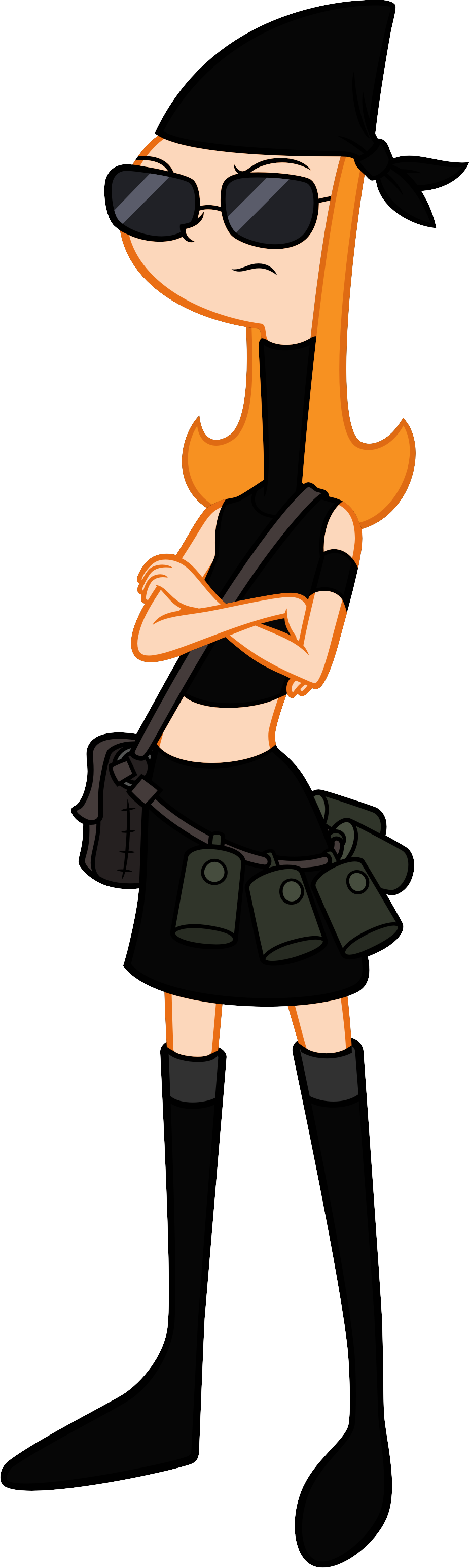 Bare Your Midriff - Ferb Across The Second Dimension (925x3089), Png Download