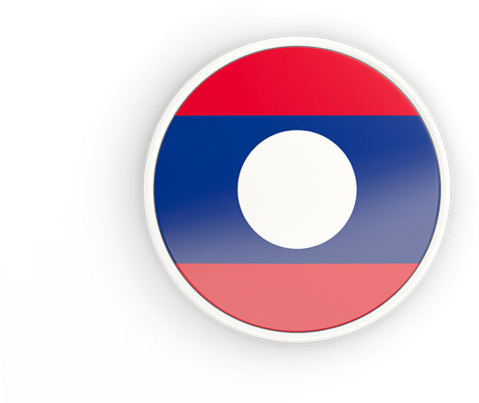 Laos Flag Round Png (640x480), Png Download