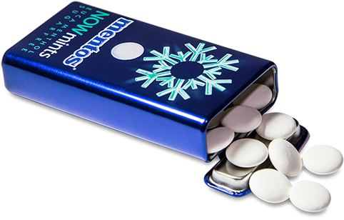 Mentos Nowmints - Mentos (500x366), Png Download