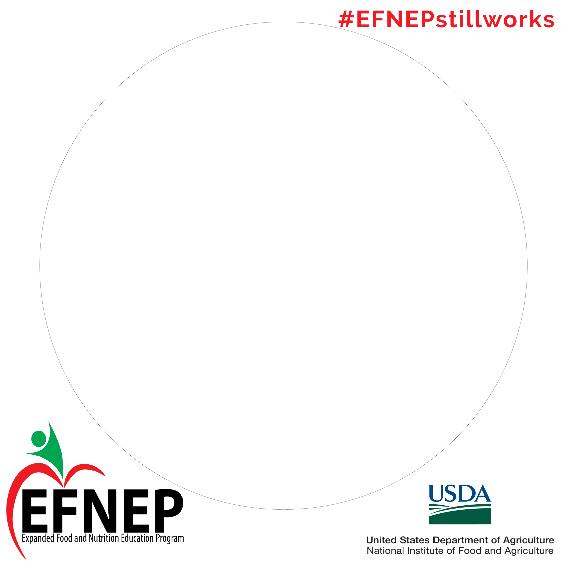 White Circle With Logos - National Institute Of Food And Agriculture (2250x2250), Png Download