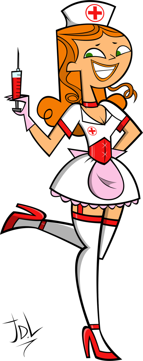 28 Collection Of Nurse Drawing Blood Cartoon - Nursing Cartoon (564x1415), Png Download