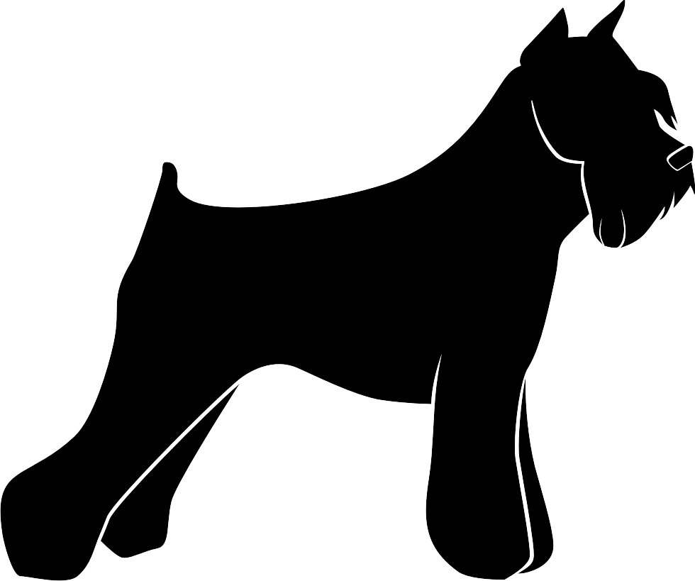Silueta De Perro Png - Siluetas De Perros En Png (980x819), Png Download