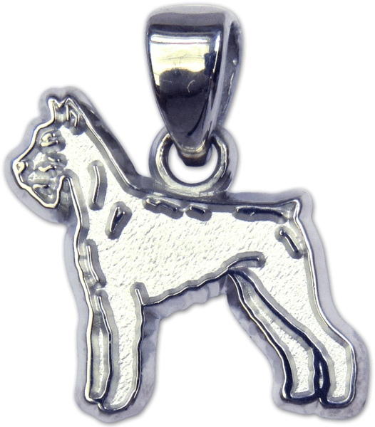 Giant Schnauzer Pendant - Giant Schnauzer (600x600), Png Download