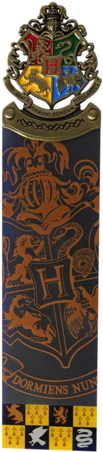Hogwarts Crest Bookmark - Harry Potter Bookmark Hogwarts (422x480), Png Download