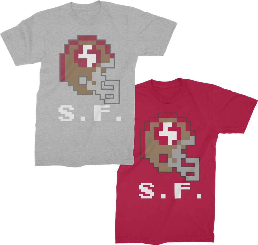 Shirts / Tecmo Mini Helmets - Packers Tecmo Bowl Shirt (1100x1100), Png Download