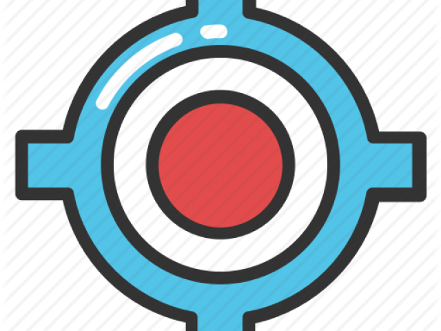 Sniper Clipart Target Sign - Crosshair Icon (640x480), Png Download
