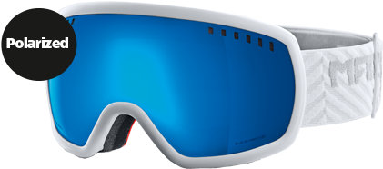 Oakley Mirror Snowboard Goggles - Ski Goggles Man Marker 16:9 Polarized White (429x429), Png Download