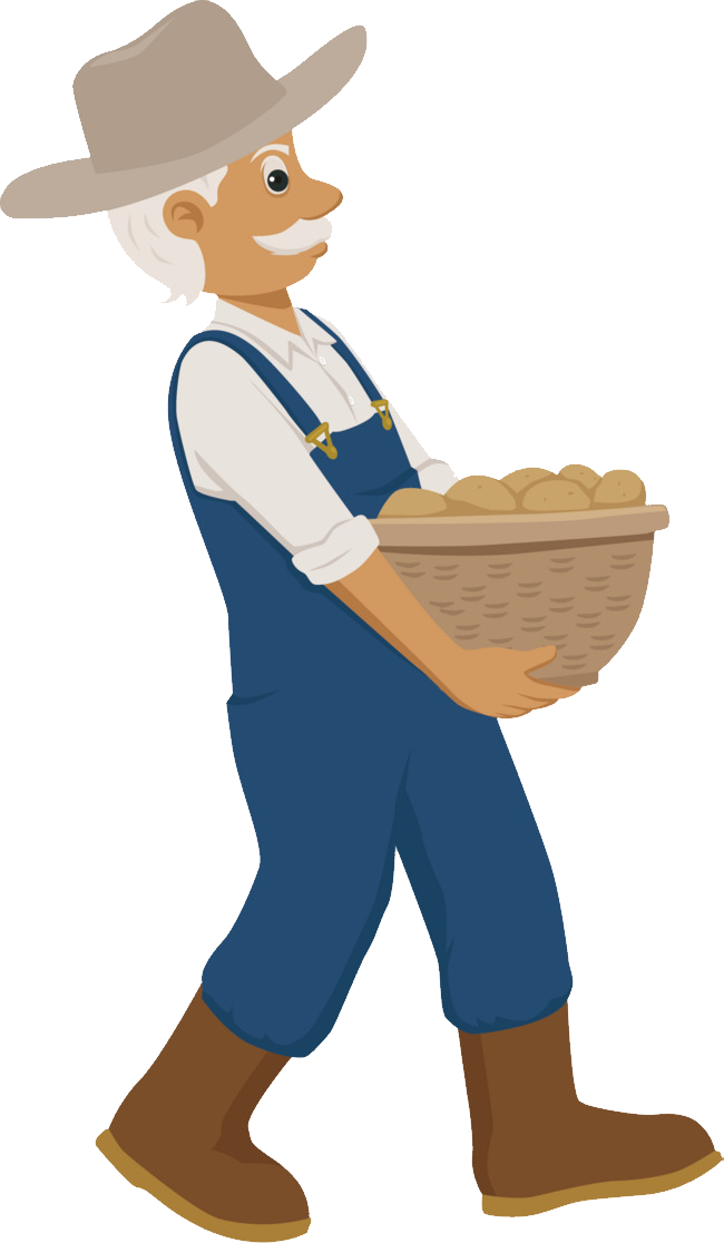 Png Farmer (650x1116), Png Download