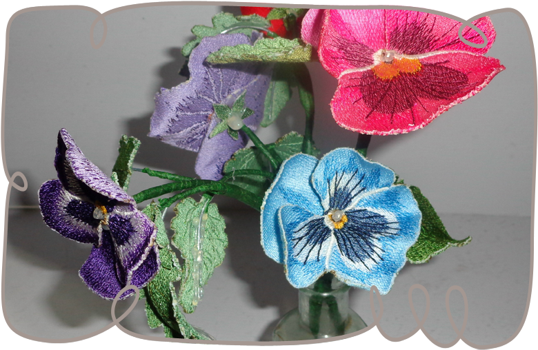 3d Blue Pansy - Pansy (800x800), Png Download
