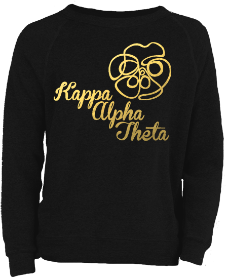 Kappa Alpha Theta Foil Pansy - Dr. Joint (506x583), Png Download