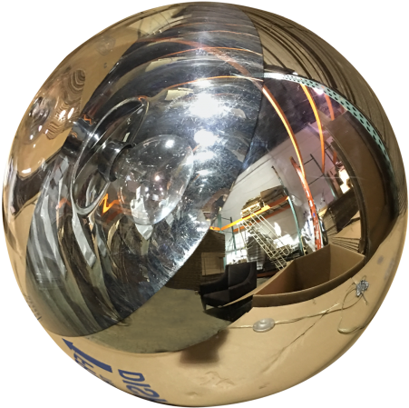 Mirror Ball Helmet - Sphere (736x460), Png Download