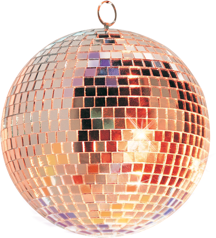 Dance Mirror Ball, , Large - Dance Discokula Barn Dance (428x471), Png Download