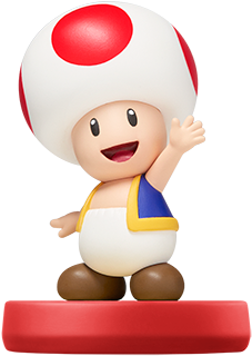 Treasure Tracker Super Smash Bros - Amiibo Toad Super Mario (500x537), Png Download