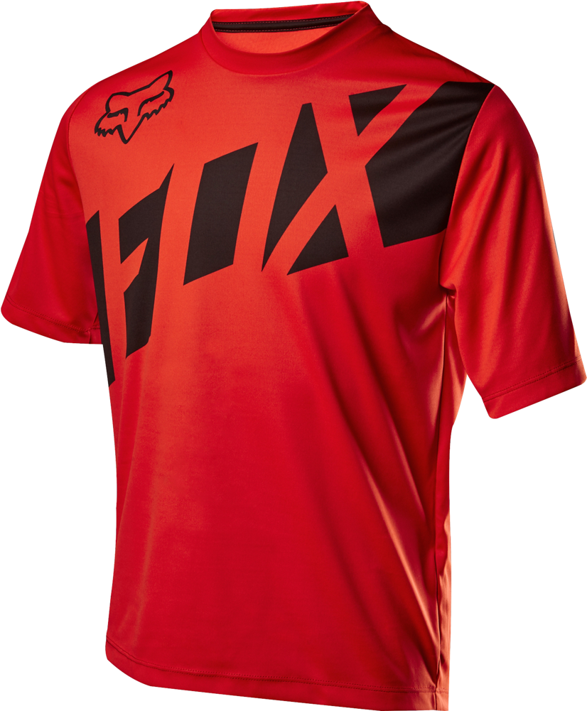 Fox Youth Ranger Jersey Ss Red/black - Fox Ranger Ss Youth Jersey Red/black L (1000x1000), Png Download