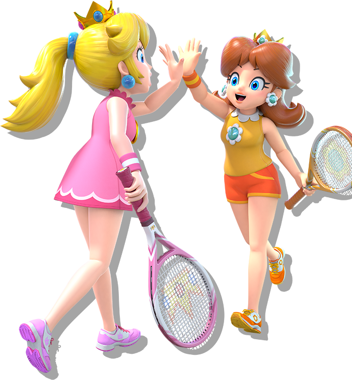 [ Img] - Mario Tennis Aces Peach (699x755), Png Download