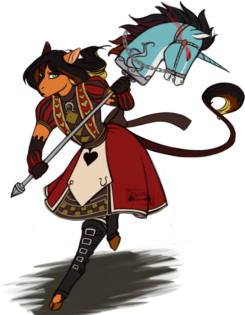 Madness Returns, Anthro, Anthro Oc, Artist - Artist (813x1024), Png Download