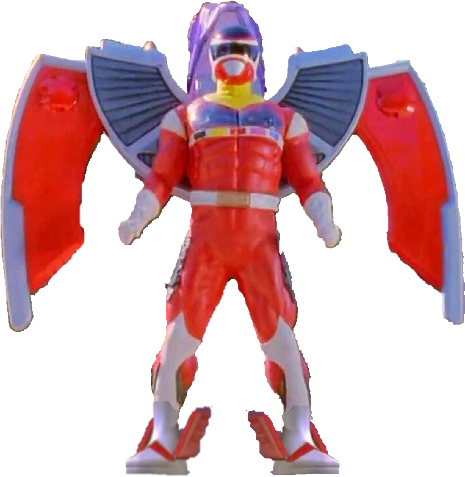 Red Space Ranger Battlizer - Power Rangers In Space Red Ranger Battlizer (1656x1625), Png Download