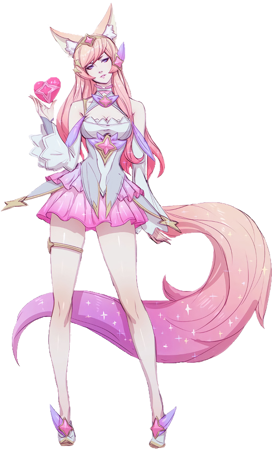 Star Guardian Ahri Concept By Zeronis Hd Wallpaper - Star Guardian Ahri Drawing (610x952), Png Download