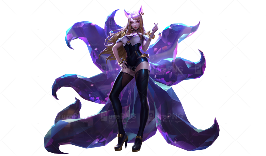 Kd/a Ahri Skin - Kda Ahri (850x498), Png Download